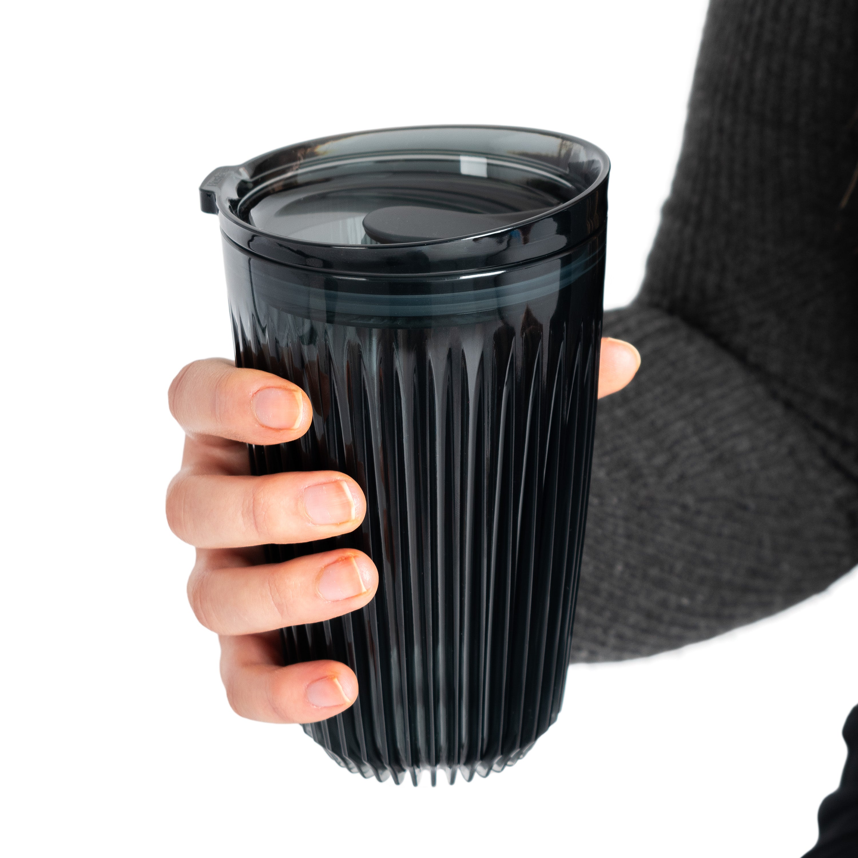 HUSKEE 12oz HuskeeCup Coffee And Tea Cup Lid (Natural Color